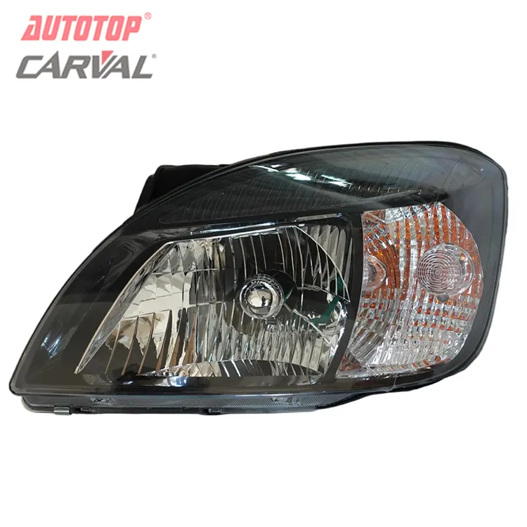 Conjunto de farol de 6 furos com caixa preta Kia Rio 2005